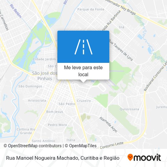 Rua Manoel Nogueira Machado mapa