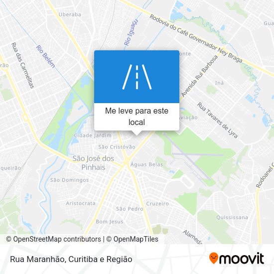 Rua Maranhão mapa