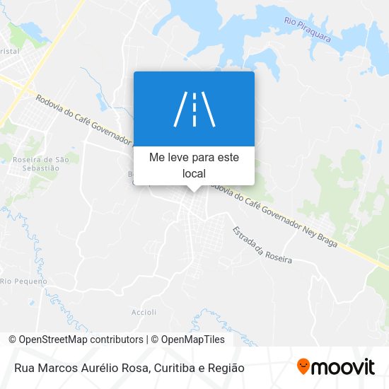 Rua Marcos Aurélio Rosa mapa