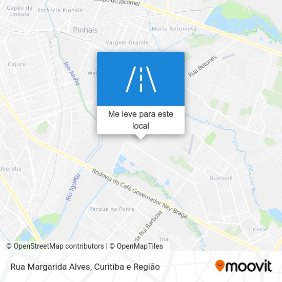 Rua Margarida Alves mapa