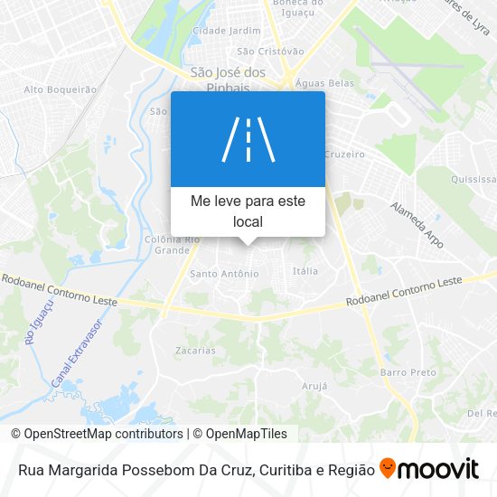 Rua Margarida Possebom Da Cruz mapa