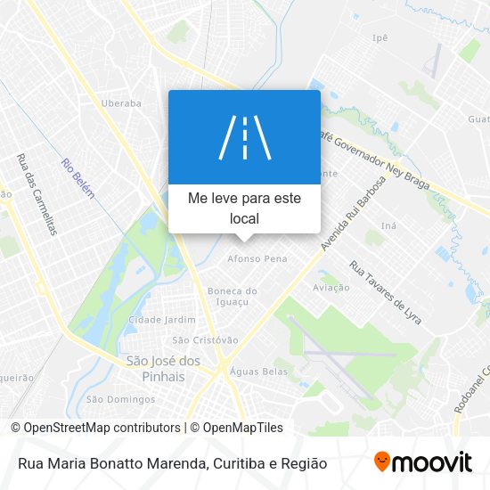 Rua Maria Bonatto Marenda mapa