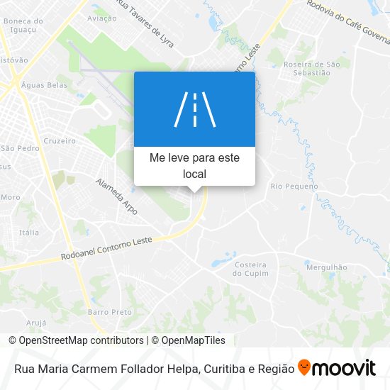 Rua Maria Carmem Follador Helpa mapa