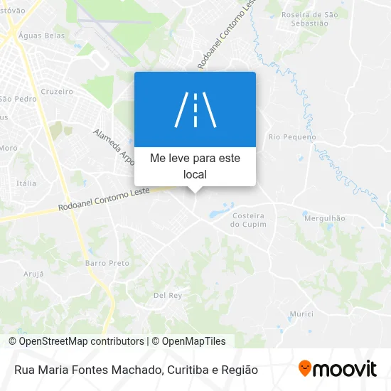 Rua Maria Fontes Machado mapa