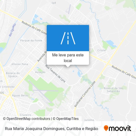 Rua Maria Joaquina Domingues mapa
