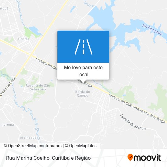 Rua Marina Coelho mapa