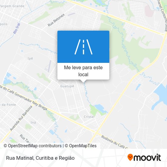 Rua Matinal mapa
