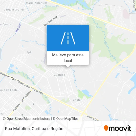 Rua Matutina mapa