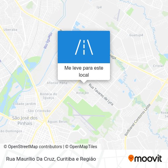 Rua Maurílio Da Cruz mapa