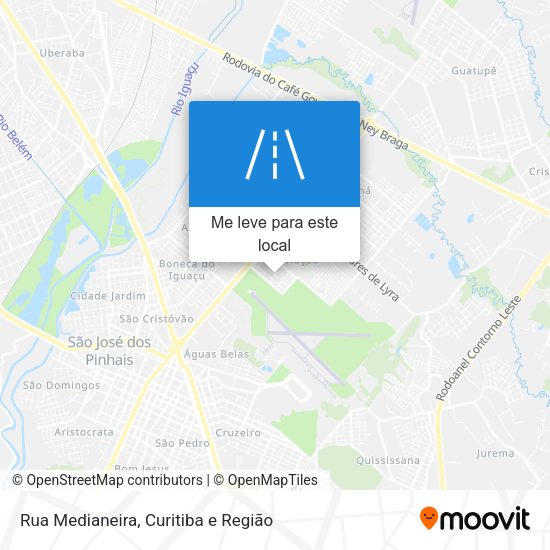 Rua Medianeira mapa