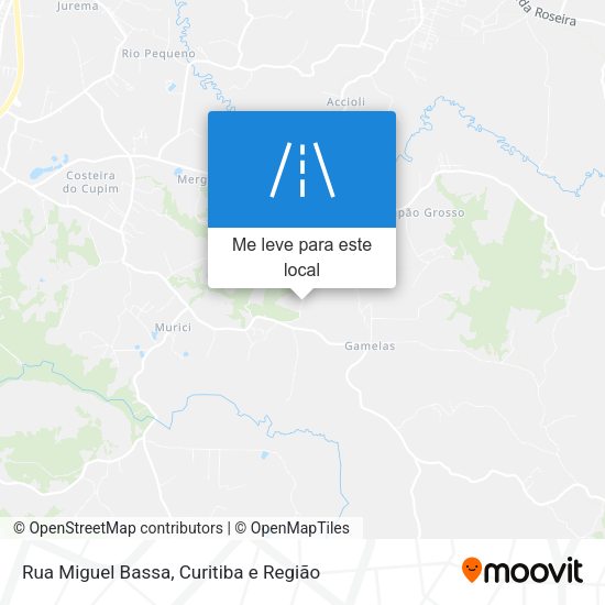 Rua Miguel Bassa mapa