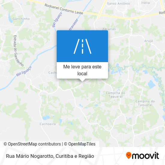 Rua Mário Nogarotto mapa