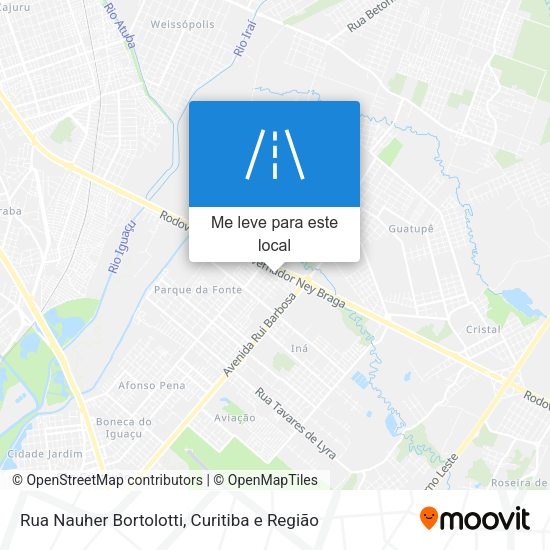 Rua Nauher Bortolotti mapa