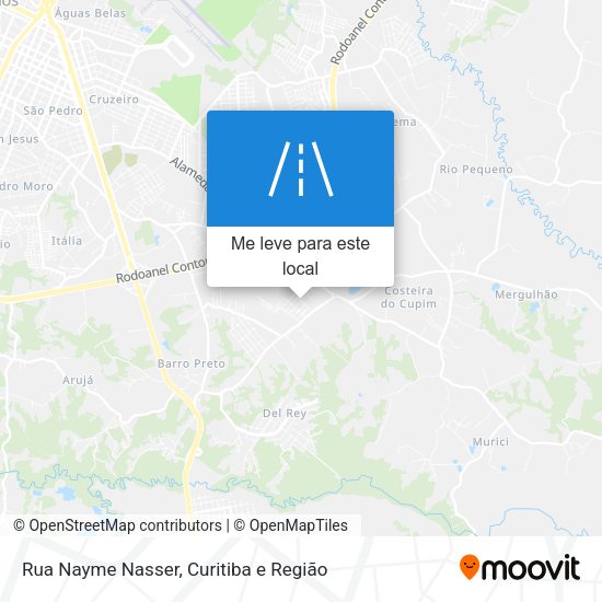 Rua Nayme Nasser mapa