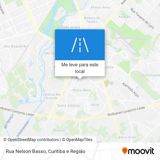 Rua Nelson Basso mapa