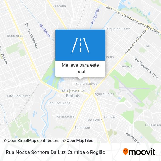 Rua Nossa Senhora Da Luz mapa