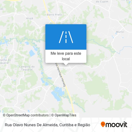 Rua Olavo Nunes De Almeida mapa