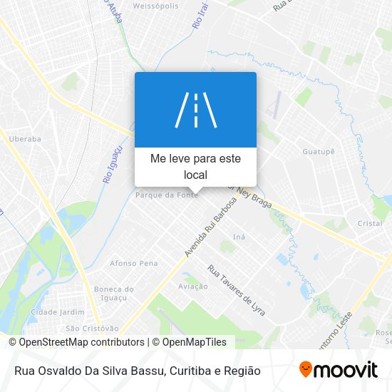 Rua Osvaldo Da Silva Bassu mapa