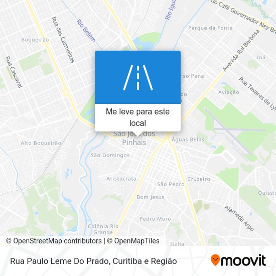Rua Paulo Leme Do Prado mapa