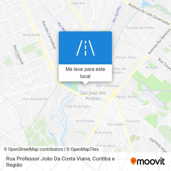 Rua Professor João Da Costa Viana mapa