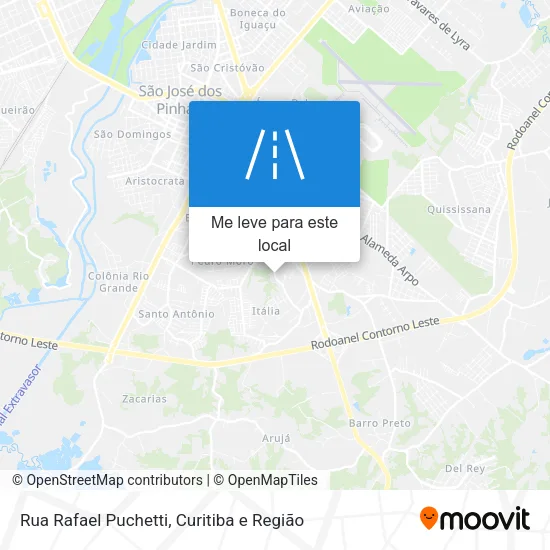 Rua Rafael Puchetti mapa