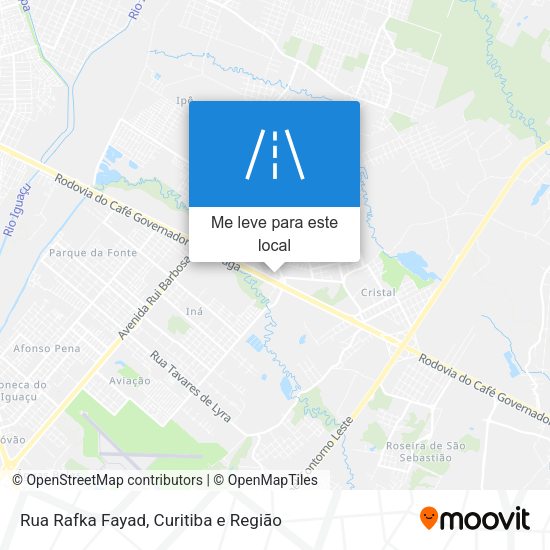 Rua Rafka Fayad mapa