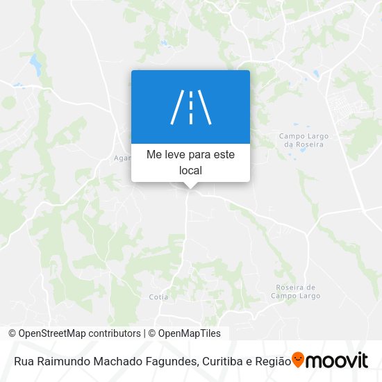 Rua Raimundo Machado Fagundes mapa