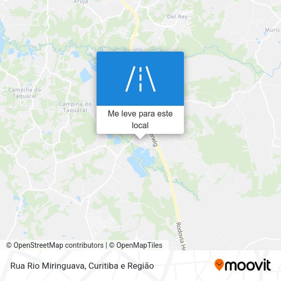 Rua Rio Miringuava mapa