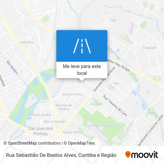 Rua Sebastião De Bastos Alves mapa