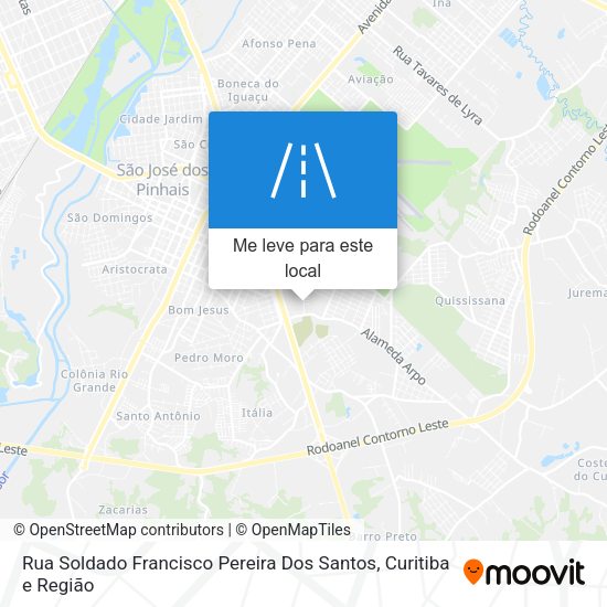 Rua Soldado Francisco Pereira Dos Santos mapa