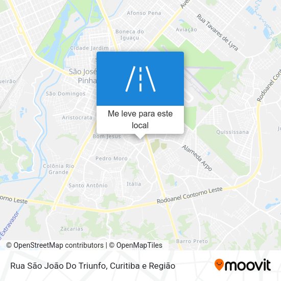 Rua São João Do Triunfo mapa