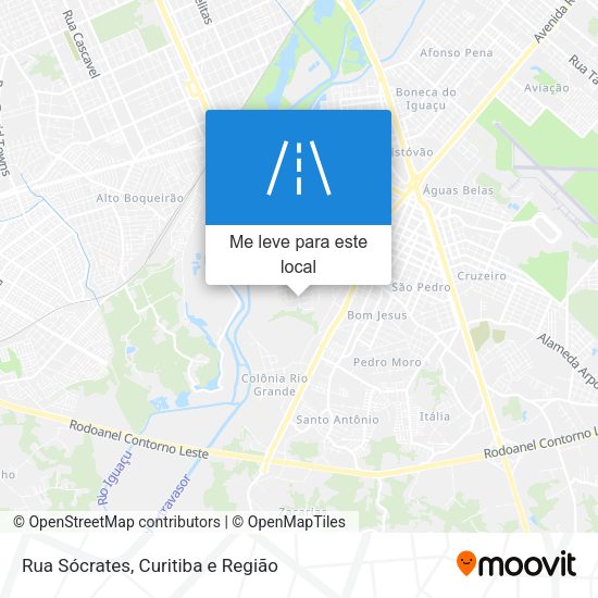 Rua Sócrates mapa