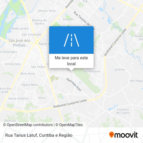 Rua Tanus Latuf mapa