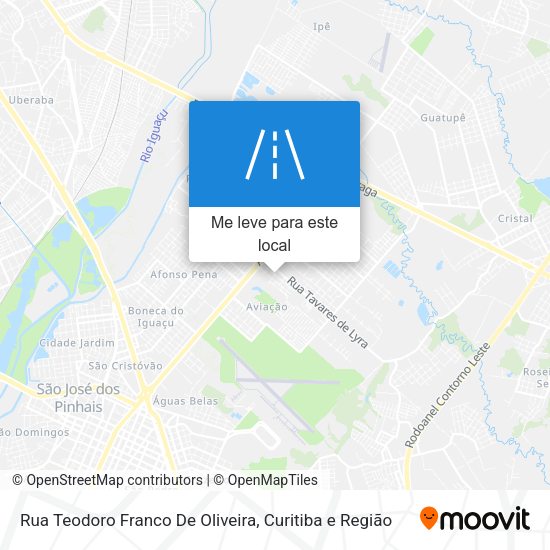 Rua Teodoro Franco De Oliveira mapa