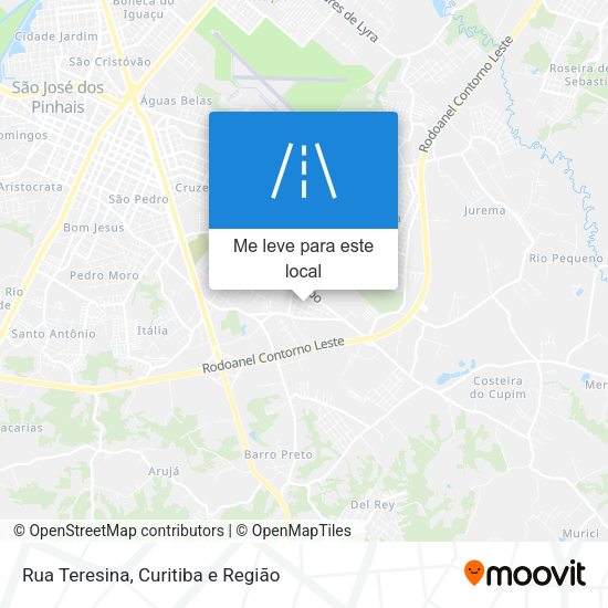 Rua Teresina mapa