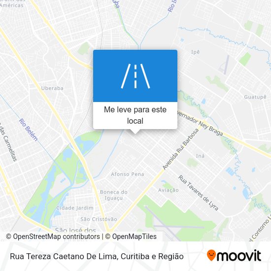Rua Tereza Caetano De Lima mapa