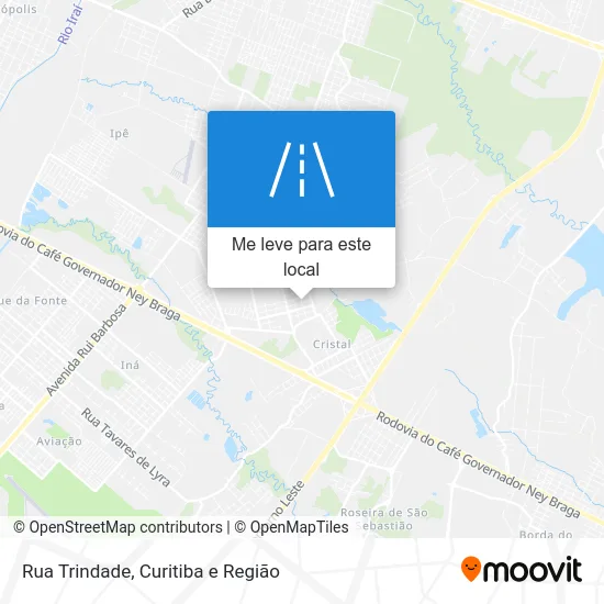 Rua Trindade mapa