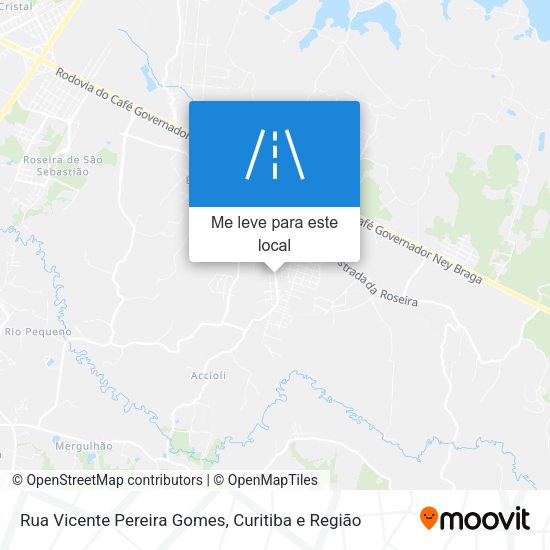 Rua Vicente Pereira Gomes mapa