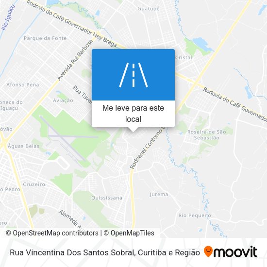 Rua Vincentina Dos Santos Sobral mapa
