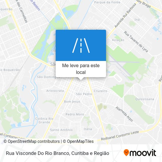 Rua Visconde Do Rio Branco mapa