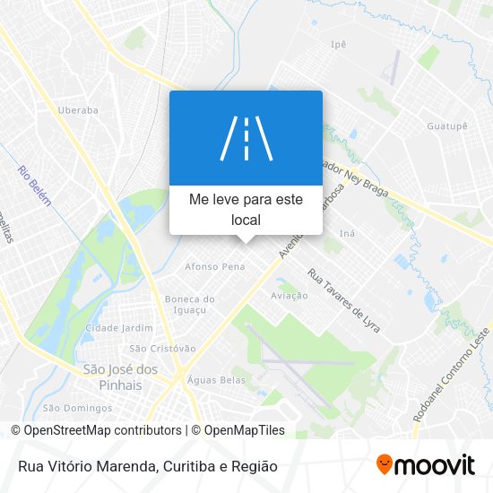 Rua Vitório Marenda mapa