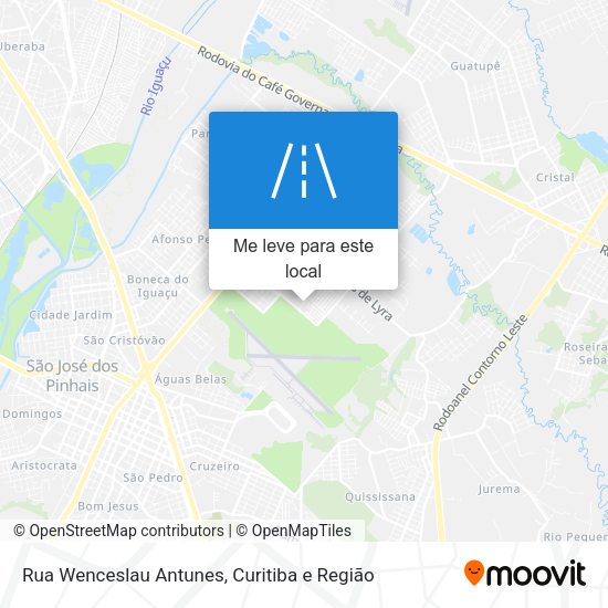 Rua Wenceslau Antunes mapa