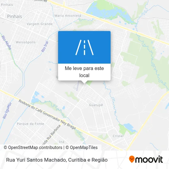 Rua Yuri Santos Machado mapa
