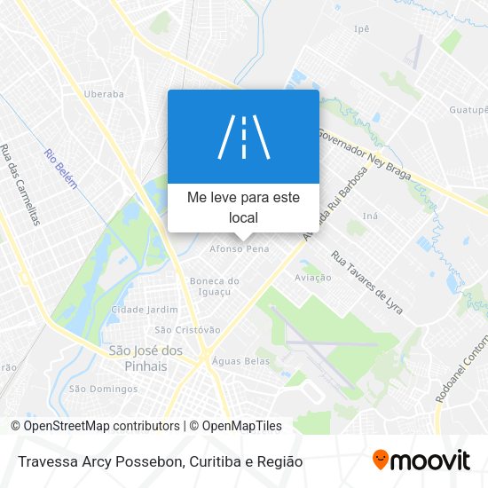 Travessa Arcy Possebon mapa