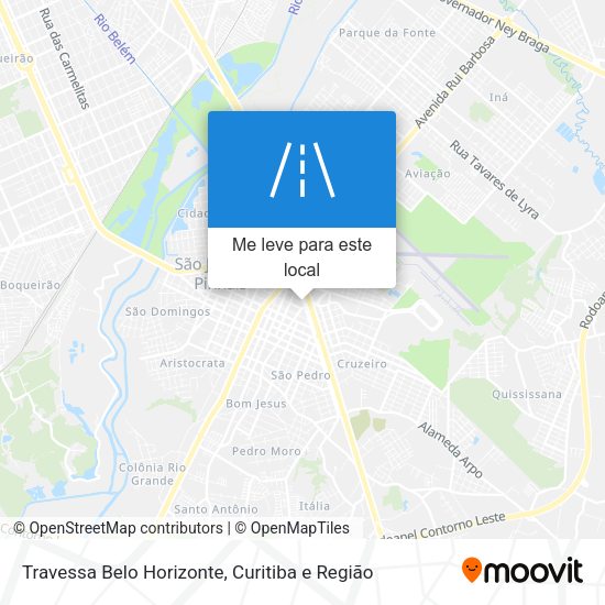 Travessa Belo Horizonte mapa