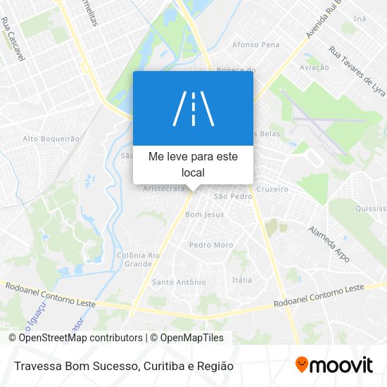 Travessa Bom Sucesso mapa