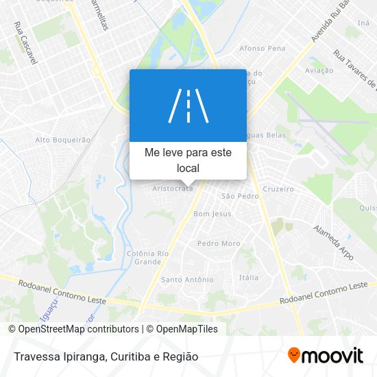 Travessa Ipiranga mapa