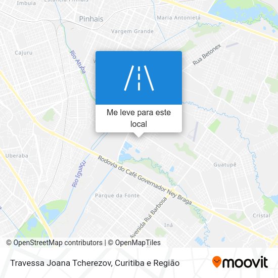 Travessa Joana Tcherezov mapa