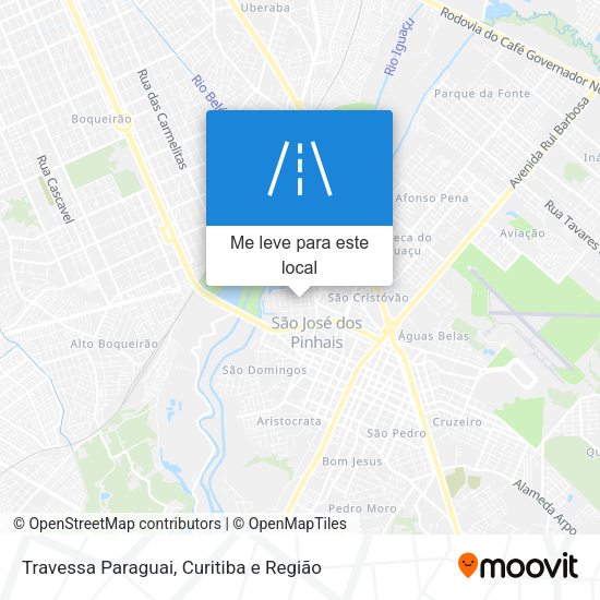 Travessa Paraguai mapa