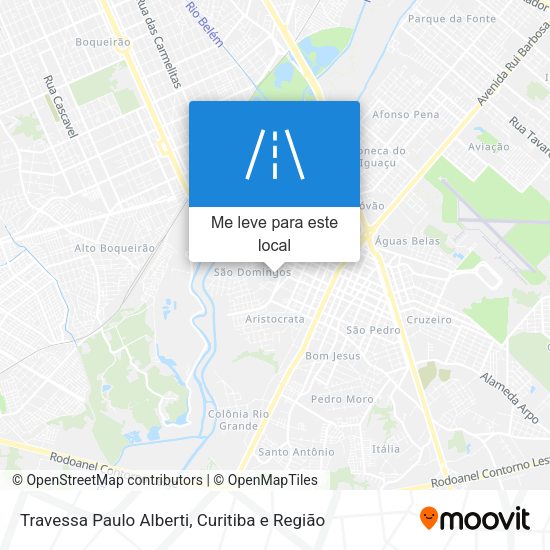 Travessa Paulo Alberti mapa